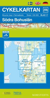 bokomslag Cykelkartan Blad 17 Södra Bohuslän : 1:90000
