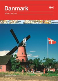 bokomslag Danmark vägkarta 1:500 000