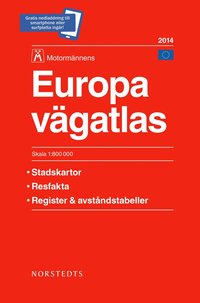 bokomslag Europa vägatlas 2014