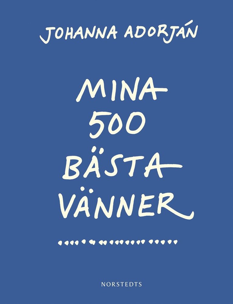 Johanna Adorján - Mina 500 bästa vänner, Inbunden