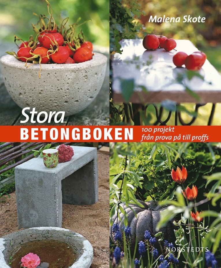 Malena Skote - Stora betongboken : 100 projekt från prova på till proffs, Häftad