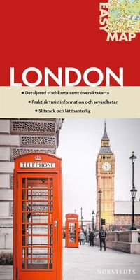 bokomslag London EasyMap stadskarta : 1:15750