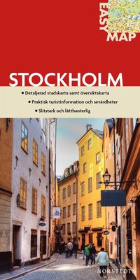 bokomslag Stockholm EasyMap stadskarta : 1:17500