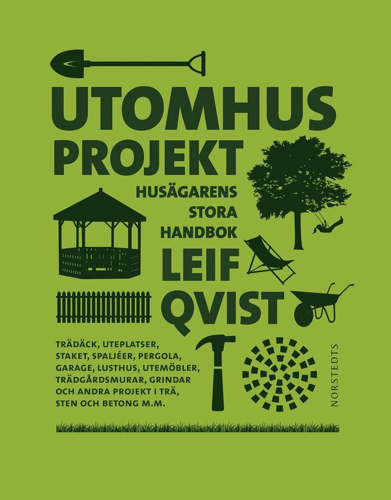 Leif Qvist - Utomhusprojekt : Husägarens stora handbok, Inbunden