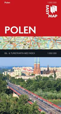 bokomslag Polen EasyMap : 1:950000