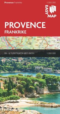 bokomslag Provence Côte d'Azur EasyMap : 1:350000
