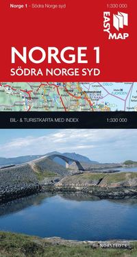 bokomslag Södra Norge syd EasyMap