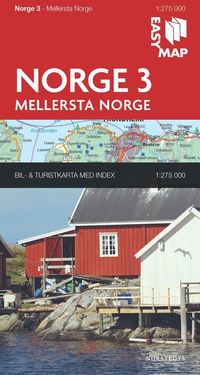 bokomslag Mellersta Norge EasyMap