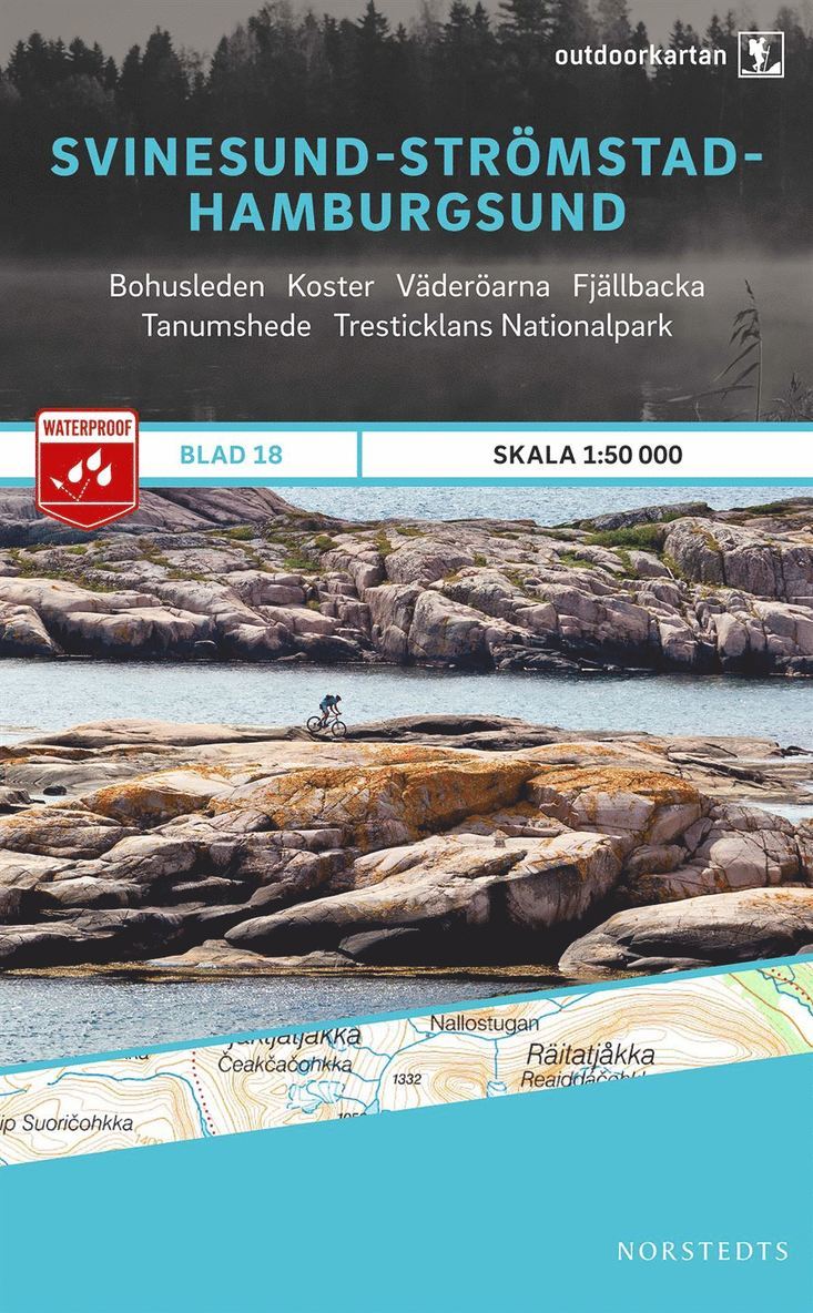 Outdoorkartan Svinesund Strömstad Hamburgsund : Blad 18 skala 1:50000