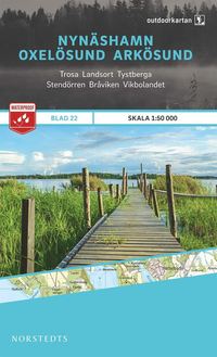 bokomslag Outdoorkartan Nynäshamn Oxelösund Arkösund : Blad 22 skala 1:50000