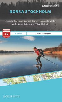 bokomslag Outdoorkartan Norra Stockholm : Blad 26 skala 1:50000