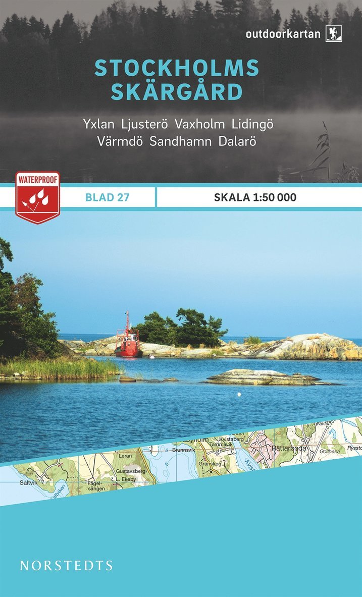 Norstedts kartor - Outdoorkartan Stockholms skärgård : Blad 27 skala 1:50000, Övrigt