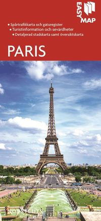 bokomslag Paris EasyMap stadskarta