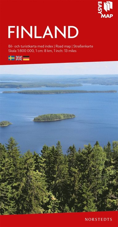 bokomslag Finland EasyMap : Skala 1:800.000