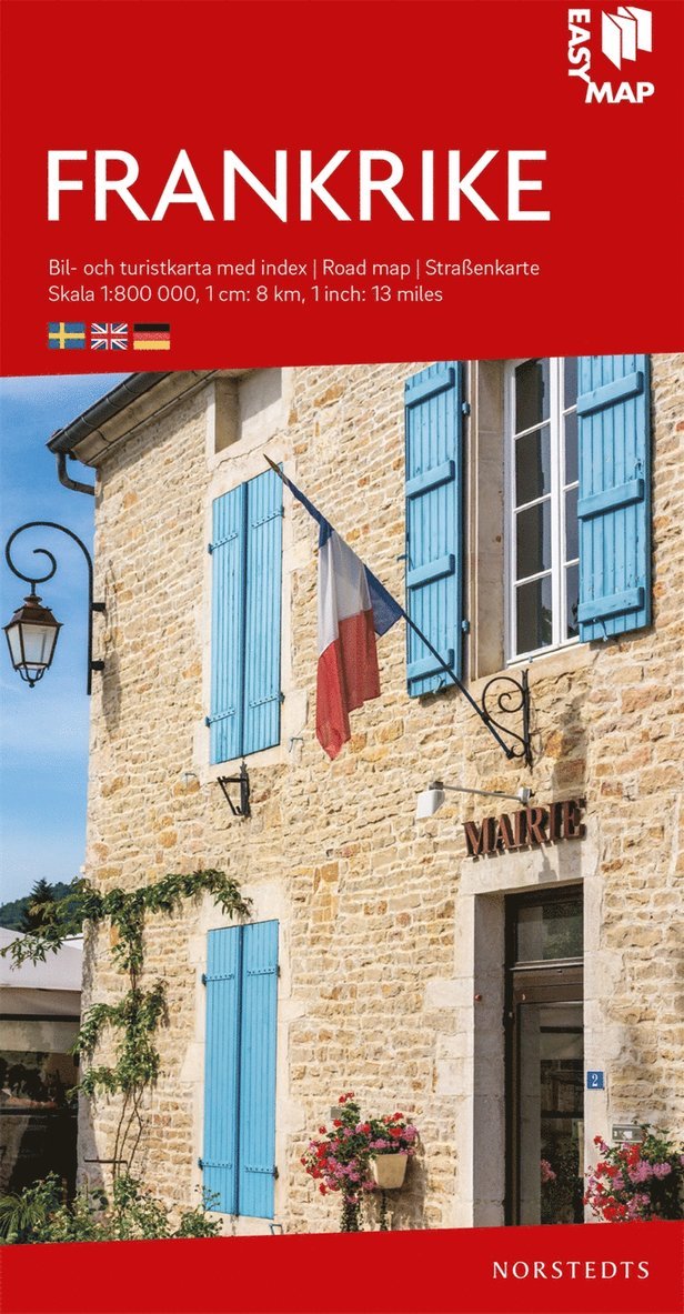 Frankrike EasyMap : Skala 1:800.000, Övrigt