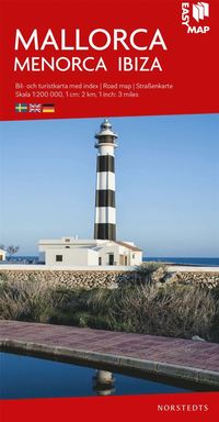 bokomslag Mallorca Menorca Ibiza EasyMap : Skala 1:200.000