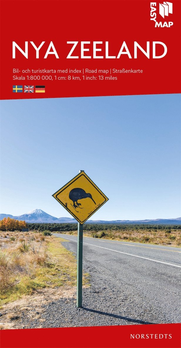 Nya Zeeland EasyMap : Skala 1:800.000, Övrigt