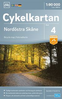 bokomslag Cykelkartan Blad 4 Nordöstra Skåne : Skala 1:90.000