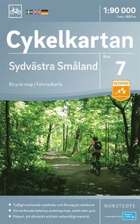 bokomslag Cykelkartan Blad 7 Sydvästra Småland : Skala 1:90.000