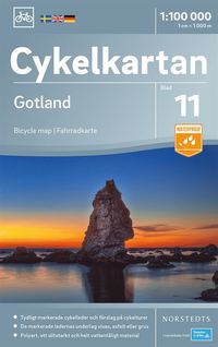 bokomslag Cykelkartan Blad 11 Gotland : Skala 1:100.000