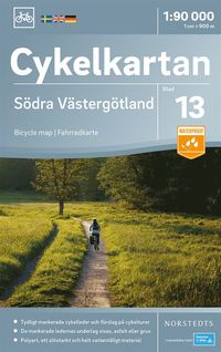 bokomslag Cykelkartan Blad 13 Södra Västergötland : Skala 1:90.000