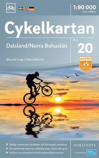 bokomslag Cykelkartan Blad 20 Dalsland/Norra Bohuslän : Skala 1:90.000