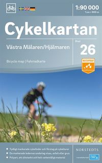 bokomslag Cykelkartan Blad 26 Västra Mälaren/Hjälmaren : Skala 1:90.000