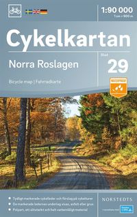 bokomslag Cykelkartan Blad 29 Norra Roslagen : Skala 1:90.000