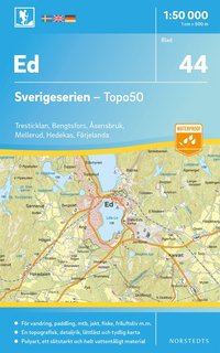 bokomslag 44 Ed Sverigeserien Topo50 : Skala 1:50 000