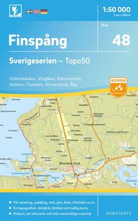 bokomslag 48 Finspång Sverigeserien Topo50 : Skala 1:50 000