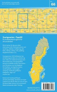 bokomslag 66 Ludvika Sverigeserien Topo50 : Skala 1:50 000