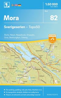 bokomslag 82 Mora Sverigeserien Topo50 : Skala 1:50 000