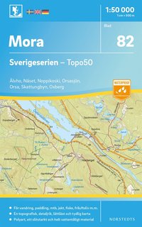 bokomslag 82 Mora Sverigeserien Topo50 : Skala 1:50 000