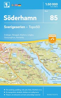 bokomslag 85 Söderhamn Sverigeserien Topo50 : Skala 1:50 000