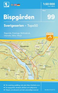 bokomslag 99 Bispgården Sverigeserien Topo50 : Skala 1:50 000