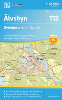 bokomslag 112 Älvsbyn Sverigeserien Topo50 : Skala 1:50 000