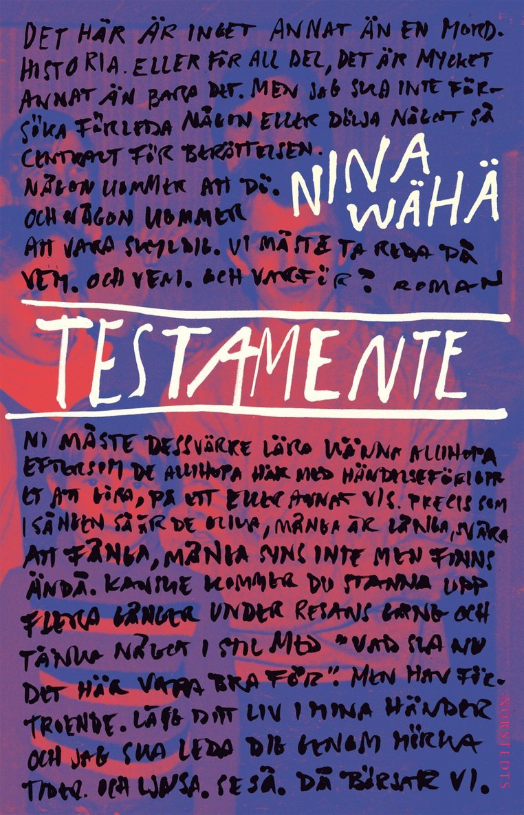 Nina Wähä - Testamente, Inbunden