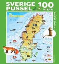 Pussel 100 bitar Sverige