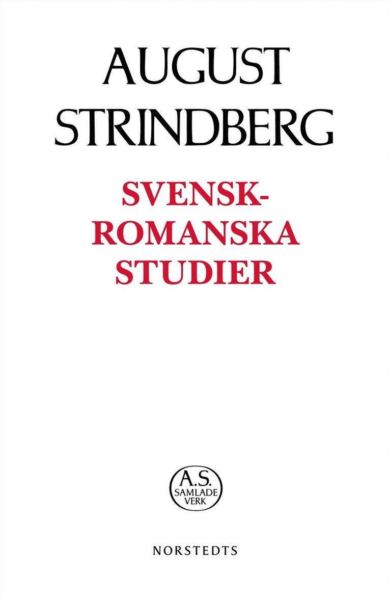 Svensk-romanska studier 1