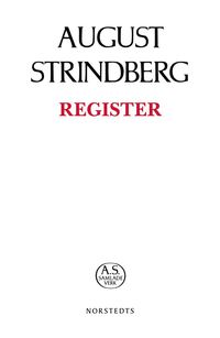 bokomslag August Strindbergs Samlade Verk : register