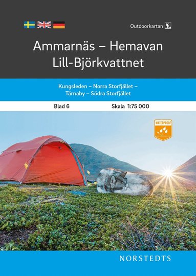 Outdoorkartan Ammarnäs Hemavan Lill-Björkvattnet : Blad 6 Skala 1:75 000, Övrigt