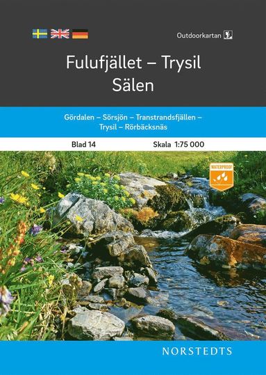 bokomslag Outdoorkartan Fulufjället Trysil Sälen : Blad 14 Skala 1:75 000