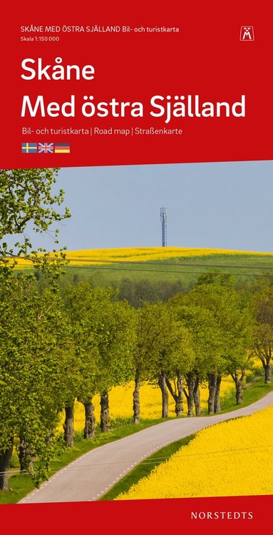 Skåne med Östra Själland Karta : Skala 1:150000, Övrigt