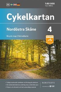 bokomslag Cykelkartan Blad 4 Nordöstra Skåne : Skala 1:90 000