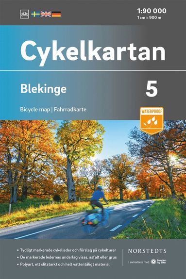 bokomslag Cykelkartan Blad 5 Blekinge : Skala 1:90 000