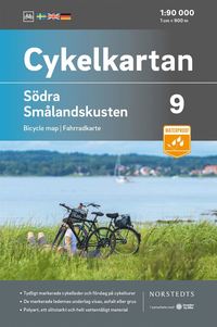 bokomslag Cykelkartan Blad 9 Södra Smålandskusten : Skala 1:90 000