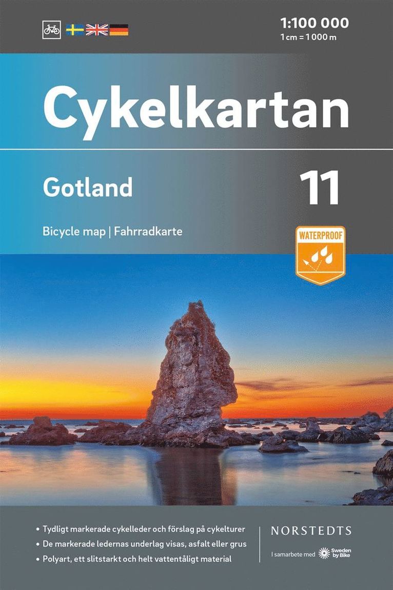 Cykelkartan Blad 11 Gotland : Skala 1:90 000 1