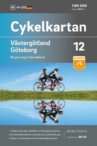 bokomslag Cykelkartan Blad 12 Västergötland/Göteborg : Skala 1:90 000