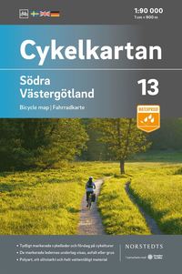 bokomslag Cykelkartan Blad 13 Södra Västergötland : Skala 1:90 000