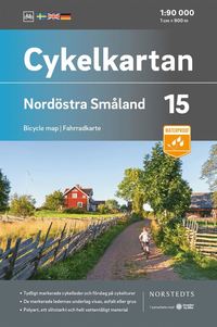 bokomslag Cykelkartan Blad 15 Nordöstra Småland : Skala 1:90 000